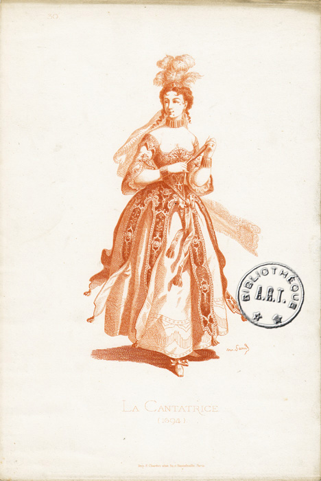 1694 La Cantatrice, Commedia dell' Arte.