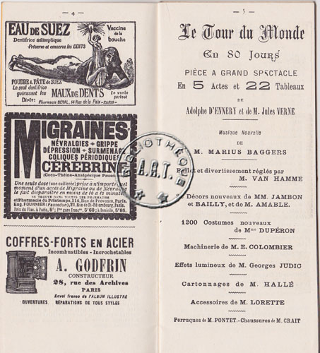 1901 Programme : 